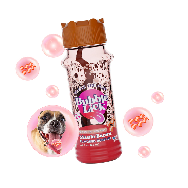 Toysmith - BubbleLick Pets Maple Bacon