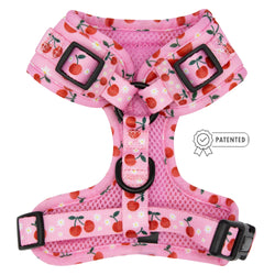 SASSY WOOF - Dog Adjustable Harness - Mon Cherry: XS