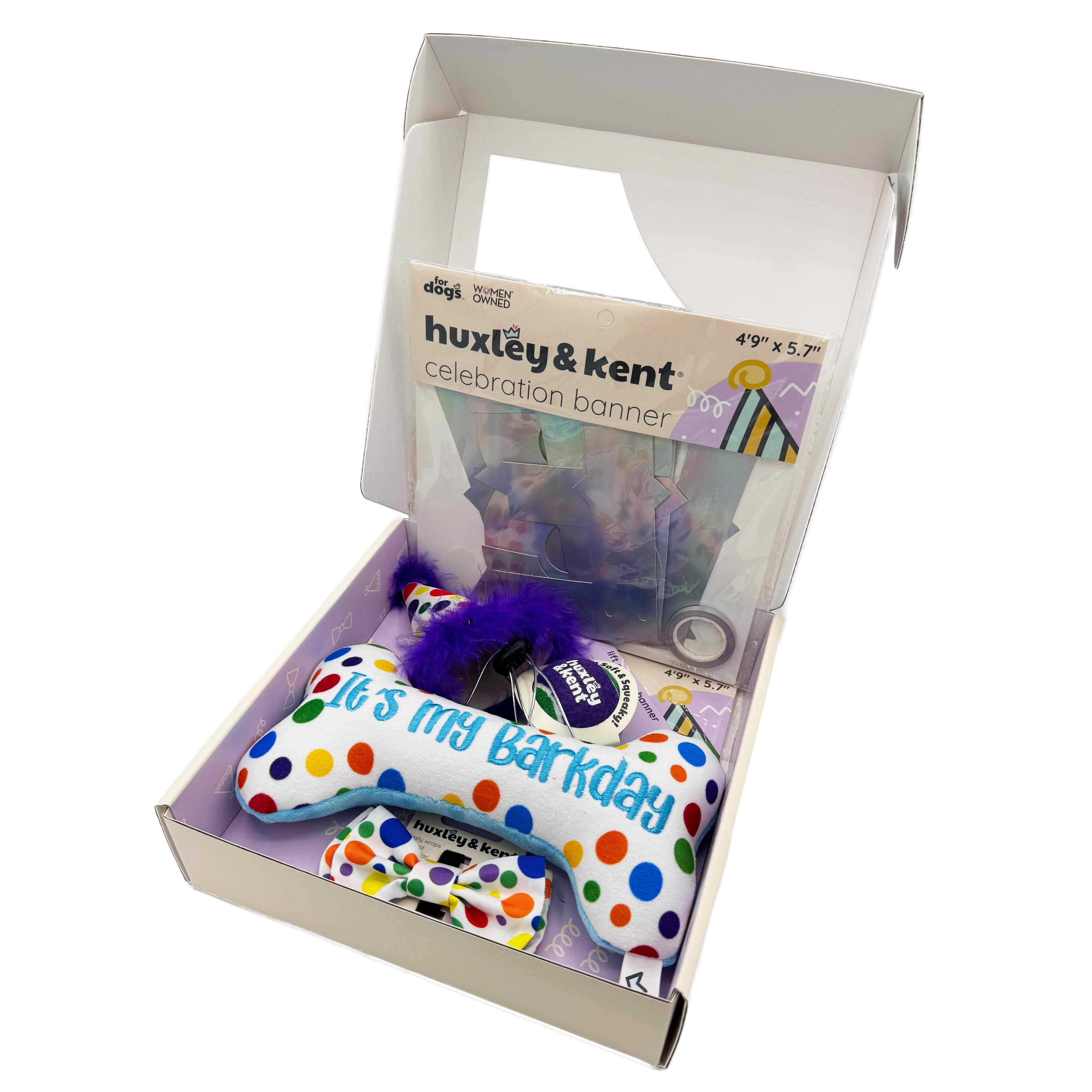 Huxley & Kent - Happy Barkday Celebration Box: Small