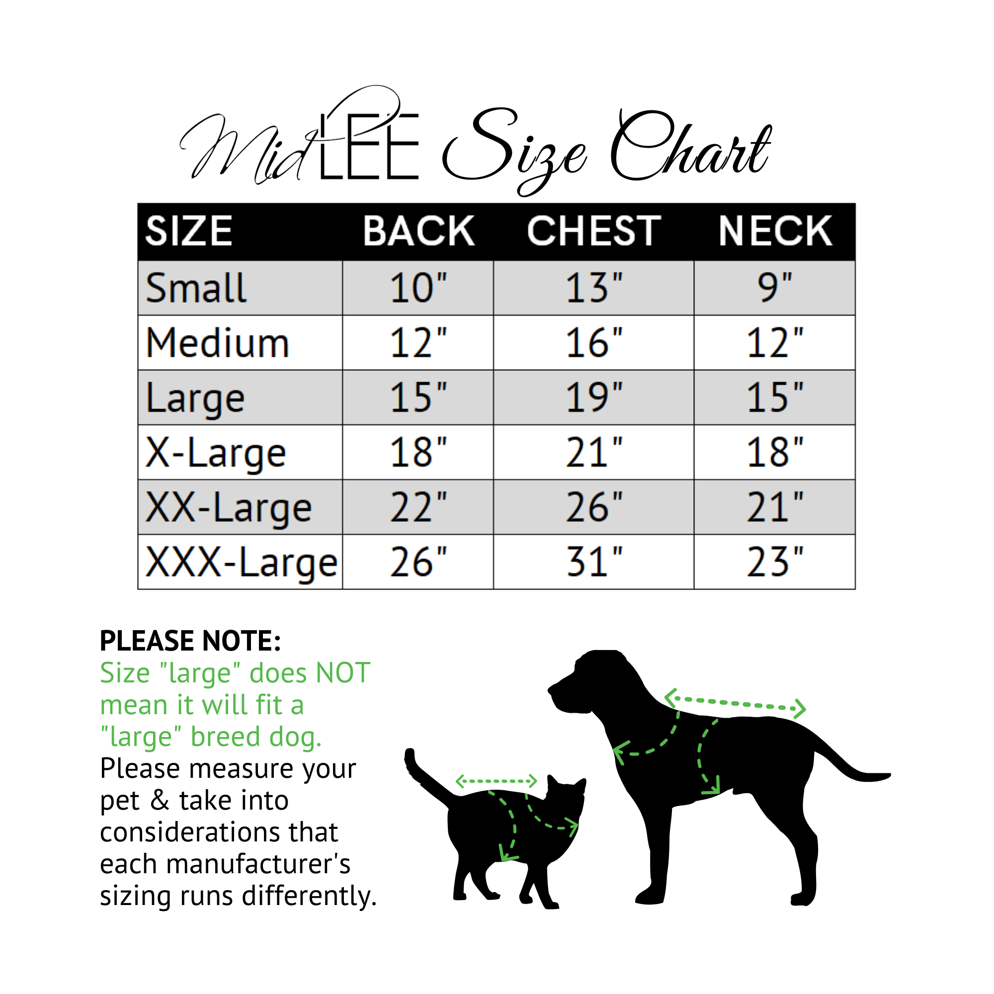 Midlee Designs - Midlee Skunk Dog Costume: Large