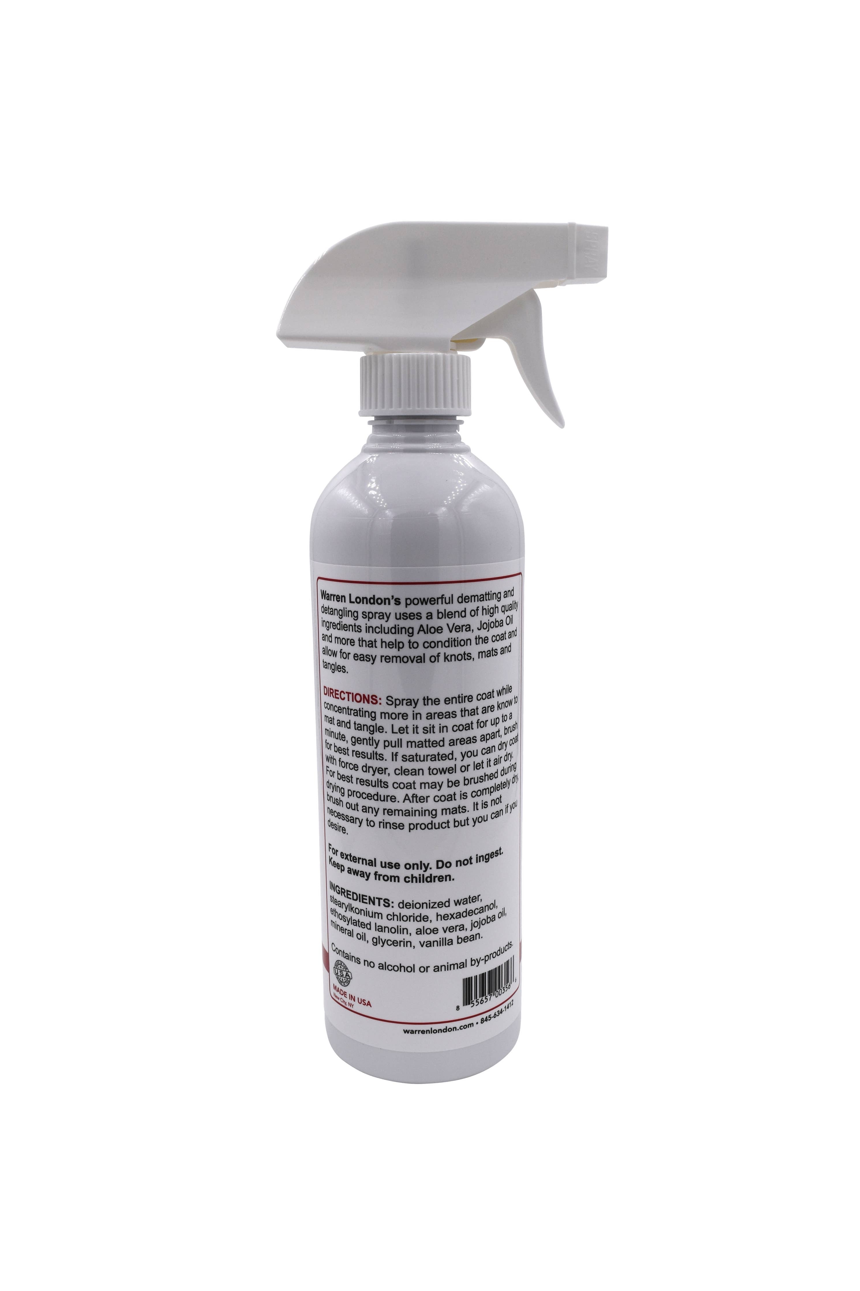 Dog Dematting & Detangler Spray - 16 oz