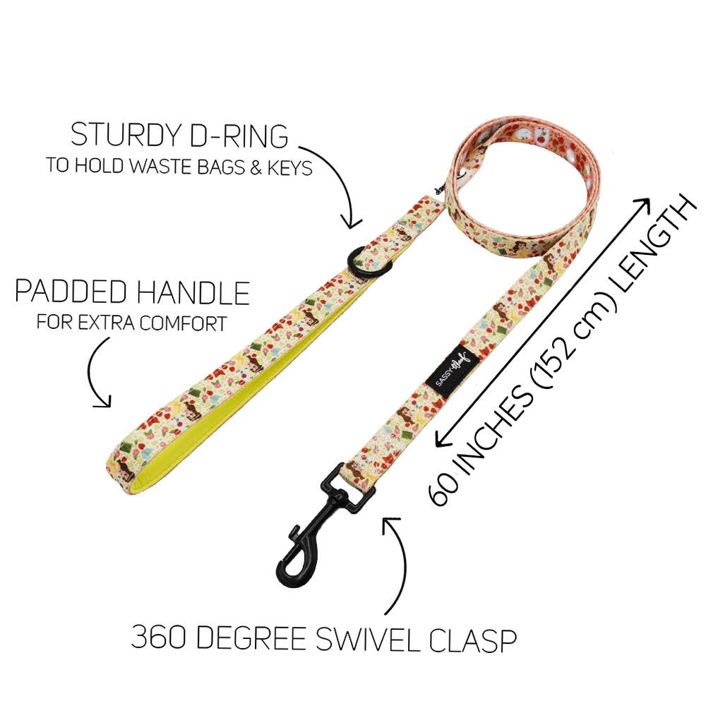 SASSY WOOF - Dog Leash - Disney's Belle