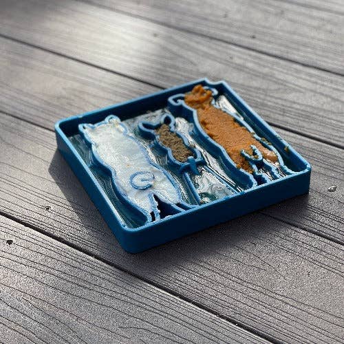 SodaPup Dog Toys - Waiting Dogs Design eTray Enrichment Tray for Dogs