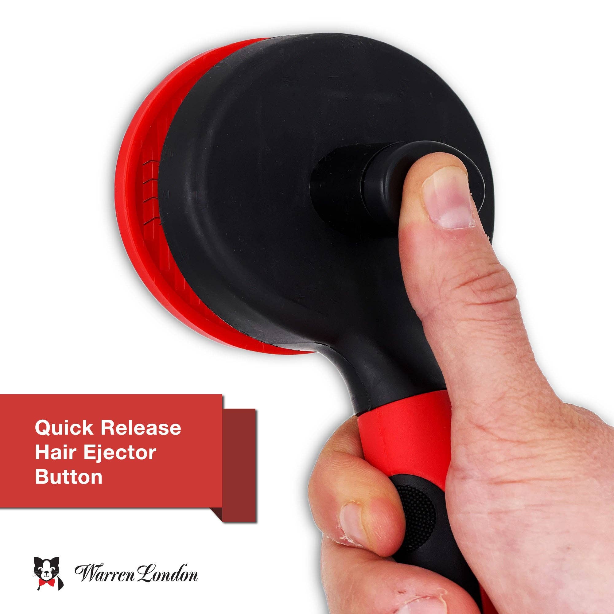 Cat De-Tangling Pin Brush for Grooming & Shedding