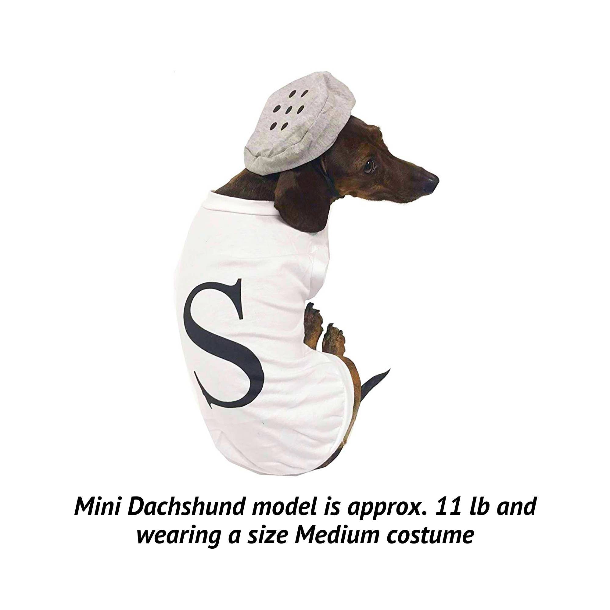 Midlee Designs - Midlee Salt & Pepper Dog Costume: Large - 15" / Salt