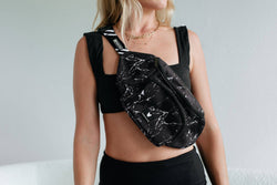 Frenchie - Frenchie Fanny Pack - Black Marble: OS