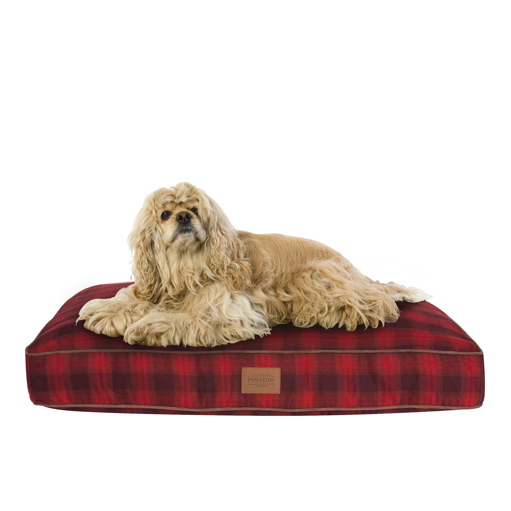 Pendleton Plaid Rectangular Pet Napper Dog Bed: M / Crescent Lake Plaid