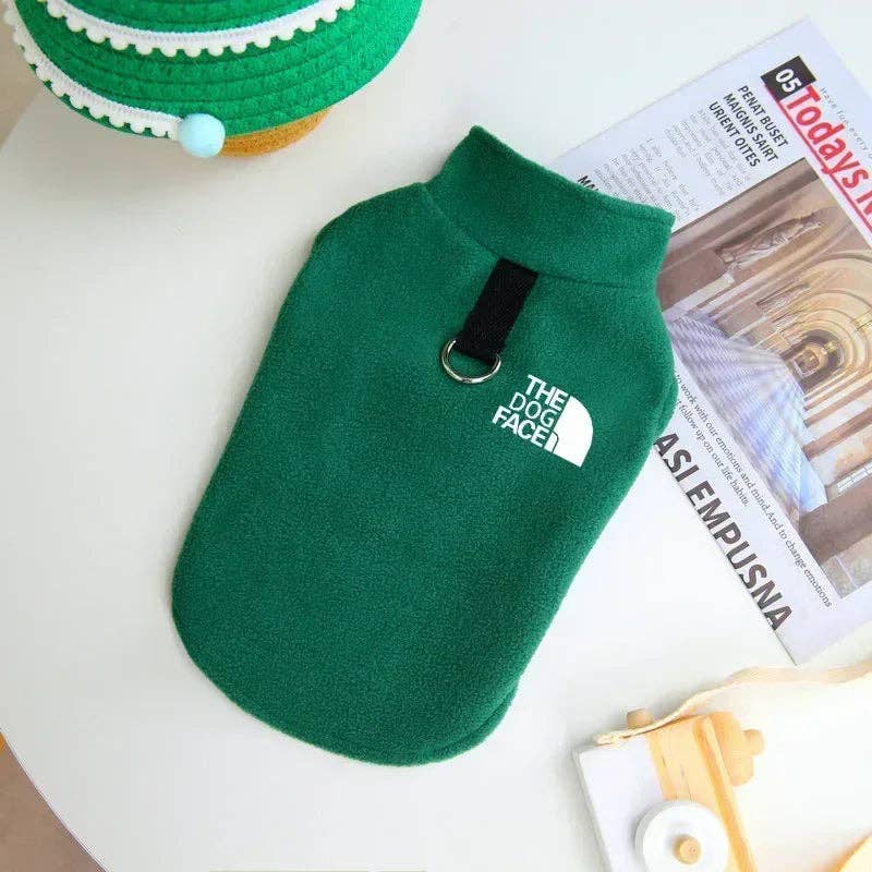 YIKELEATHER - Pet Dog Clothes Autumn Winter Coat Fleece Warm Sweater Vest For Small Chihuahua Bulldog Dogs Jackets Costumes Supplies: Brown / L