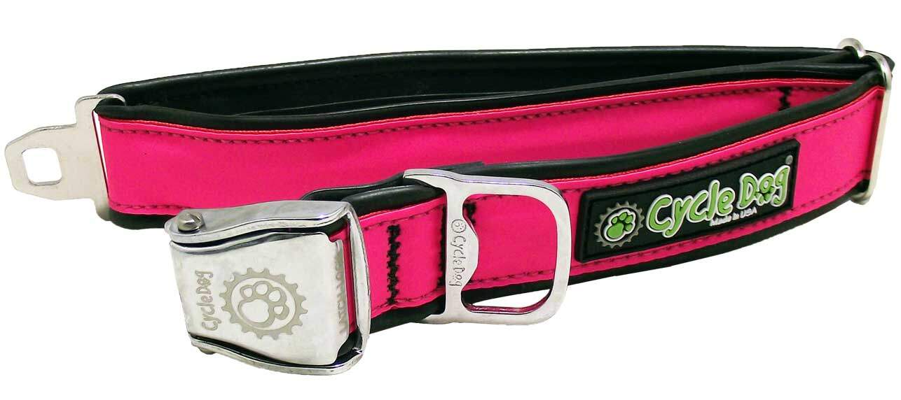 Cycle Dog Hot Pink MAX Reflective Dog Collar