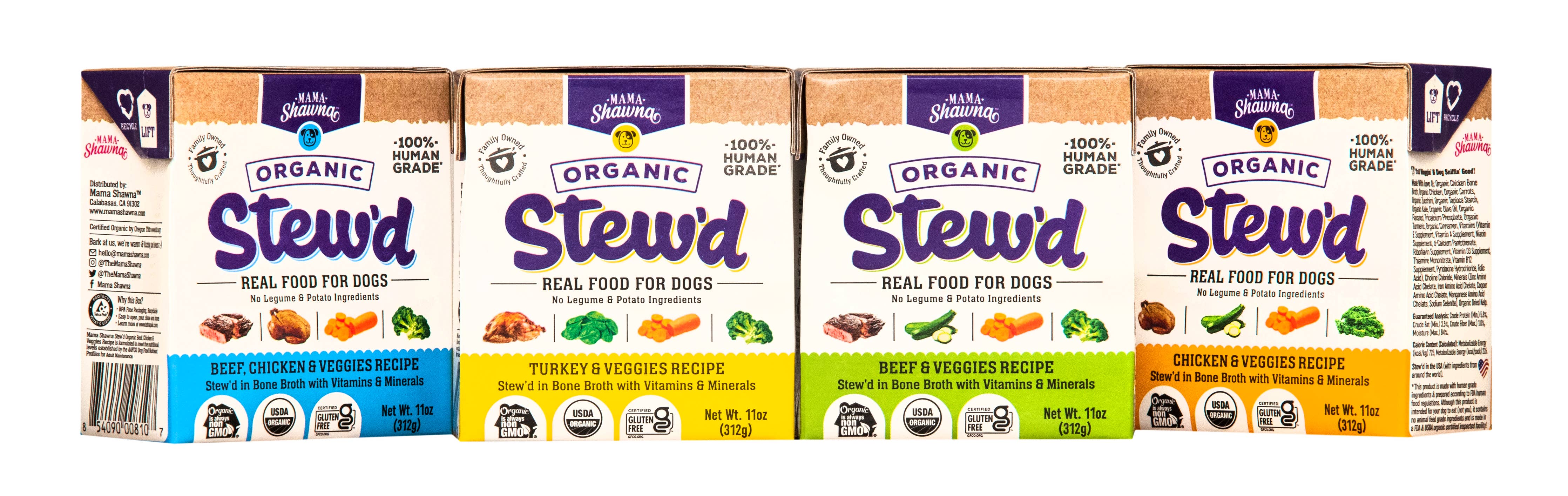 Mama Shawna - Stew'd Organic Dog Beef & Veggies Recipe: Purple