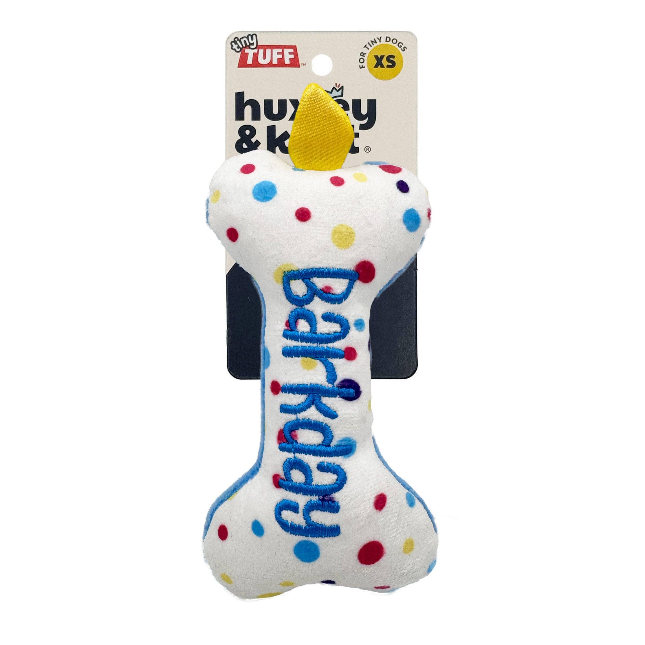 Huxley & Kent - Tiny Tuff It's My Barkday Bone: One Size