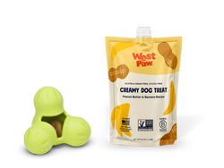 West Paw - Peanut Butter and Banana Creamy Dog Treat: Case of 6