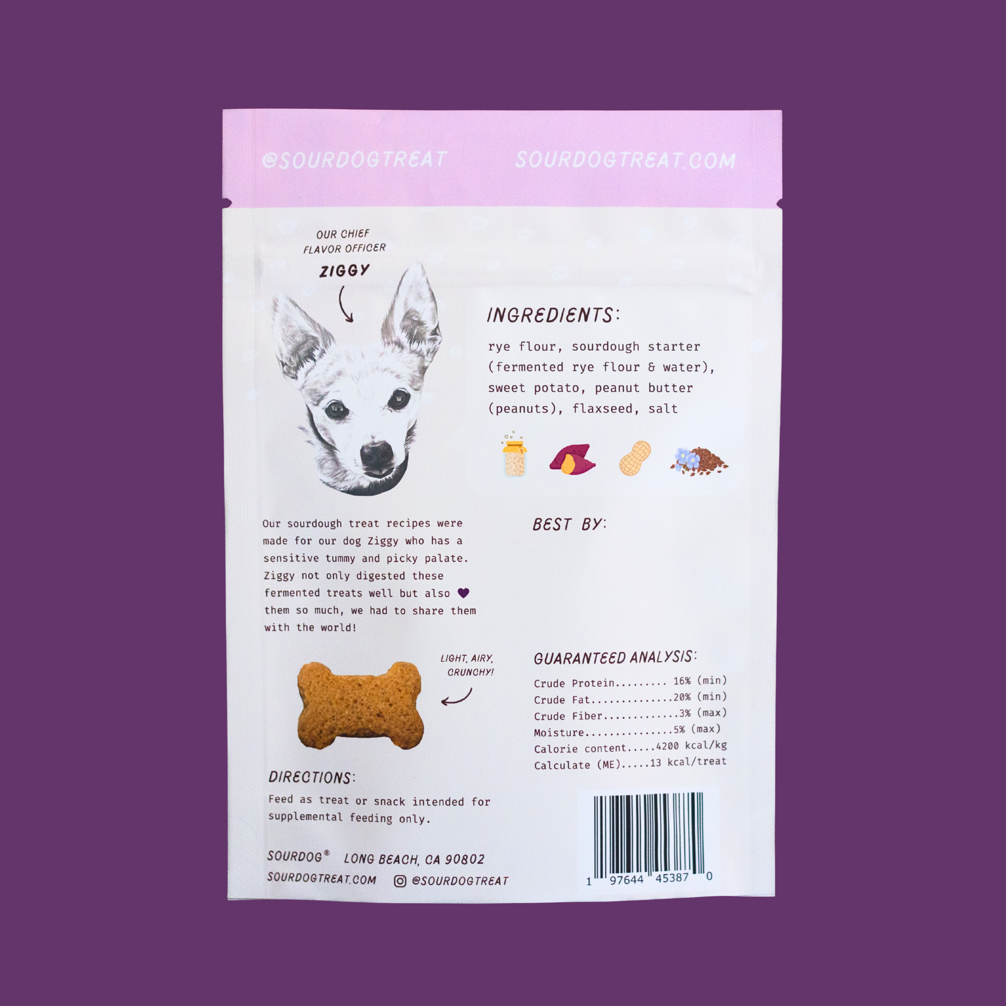 SourDog - The OG - Sweet Potato Sourdough Dog Treats
