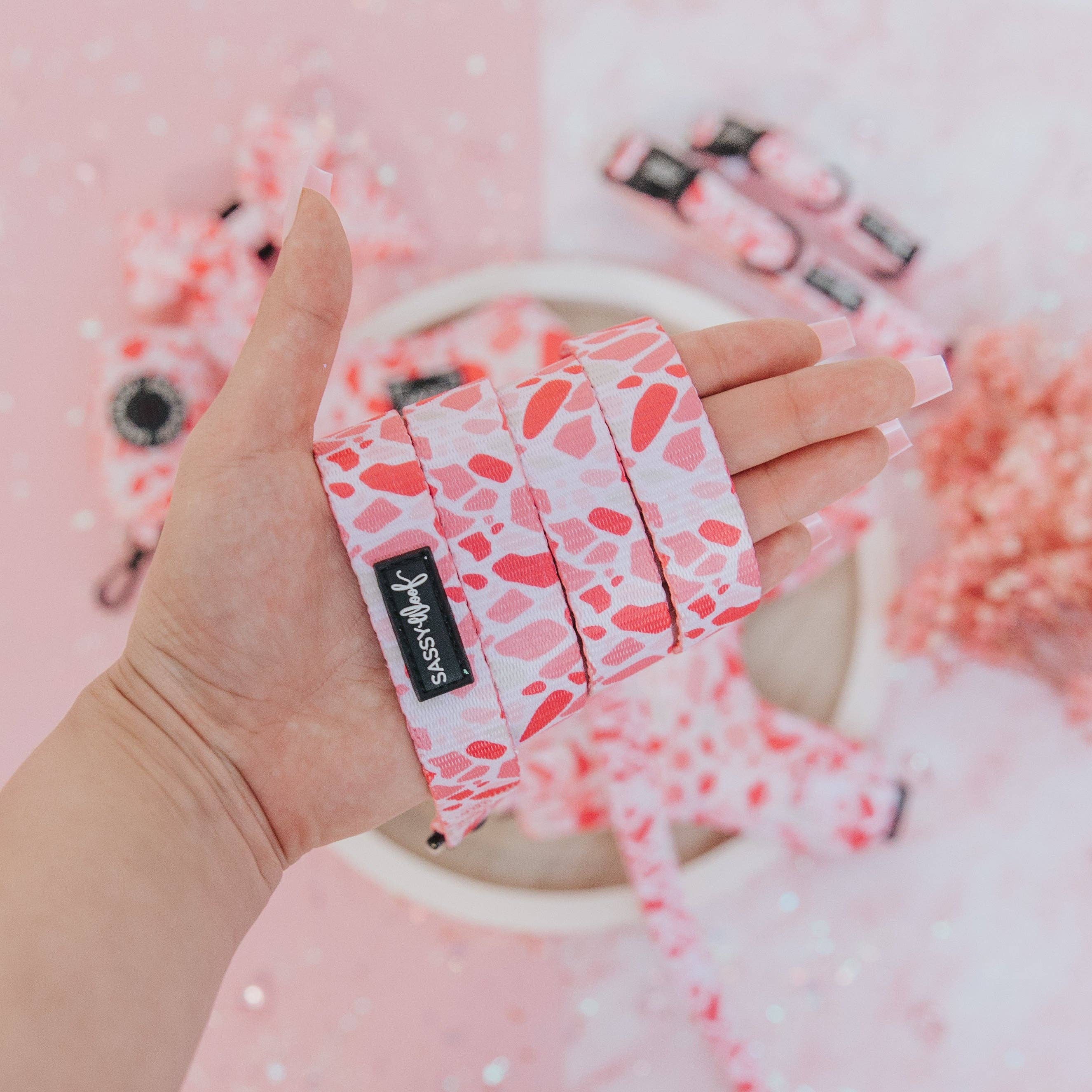 SASSY WOOF - Dog Leash - Mykonos