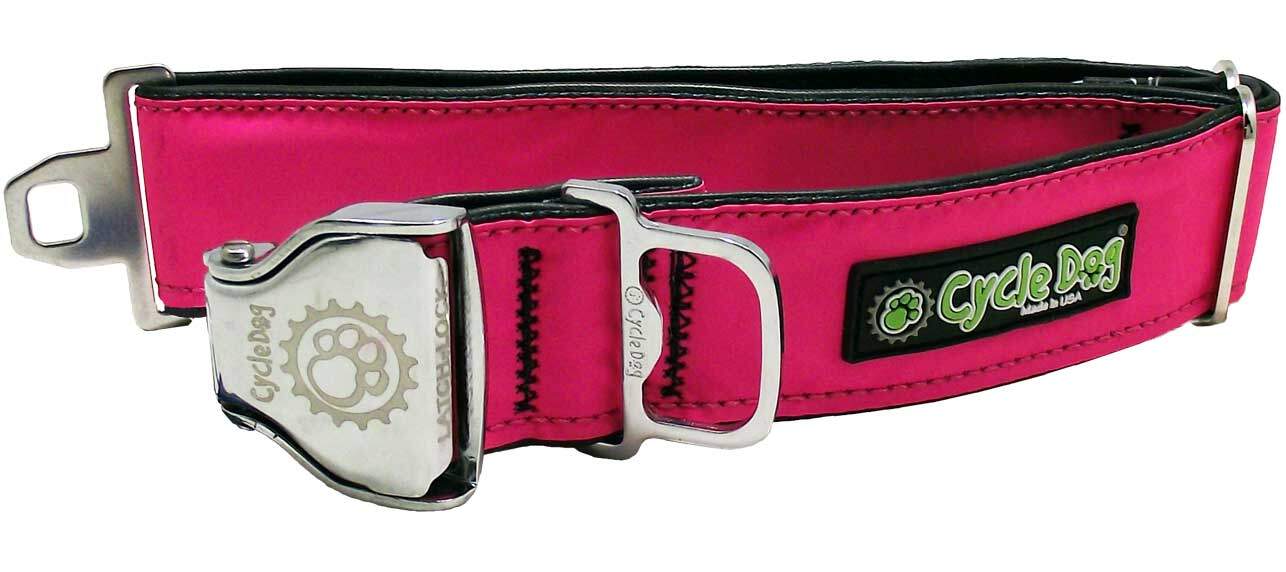 Cycle Dog Hot Pink MAX Reflective Dog Collar