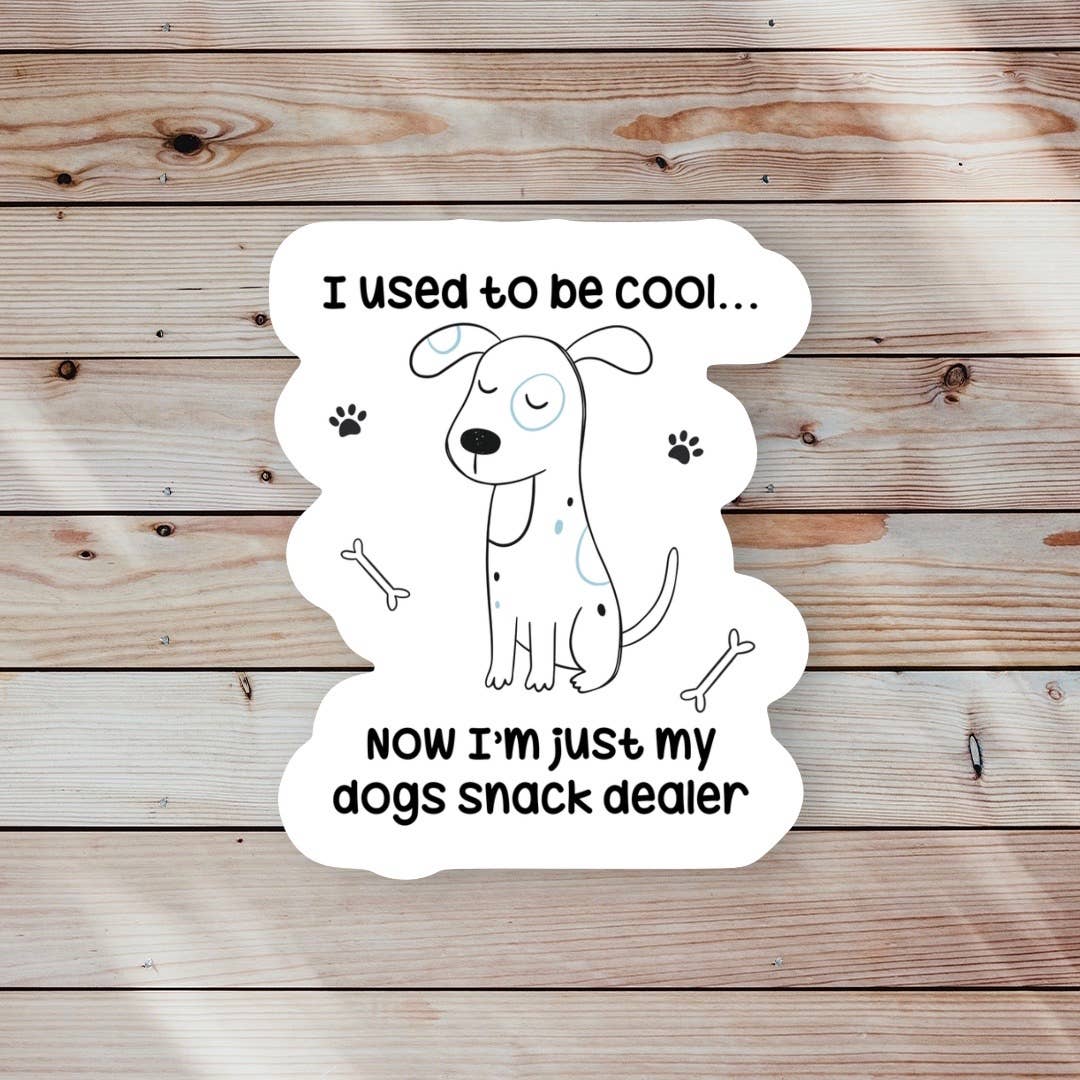 My Dogs Snack Dealer Sticker