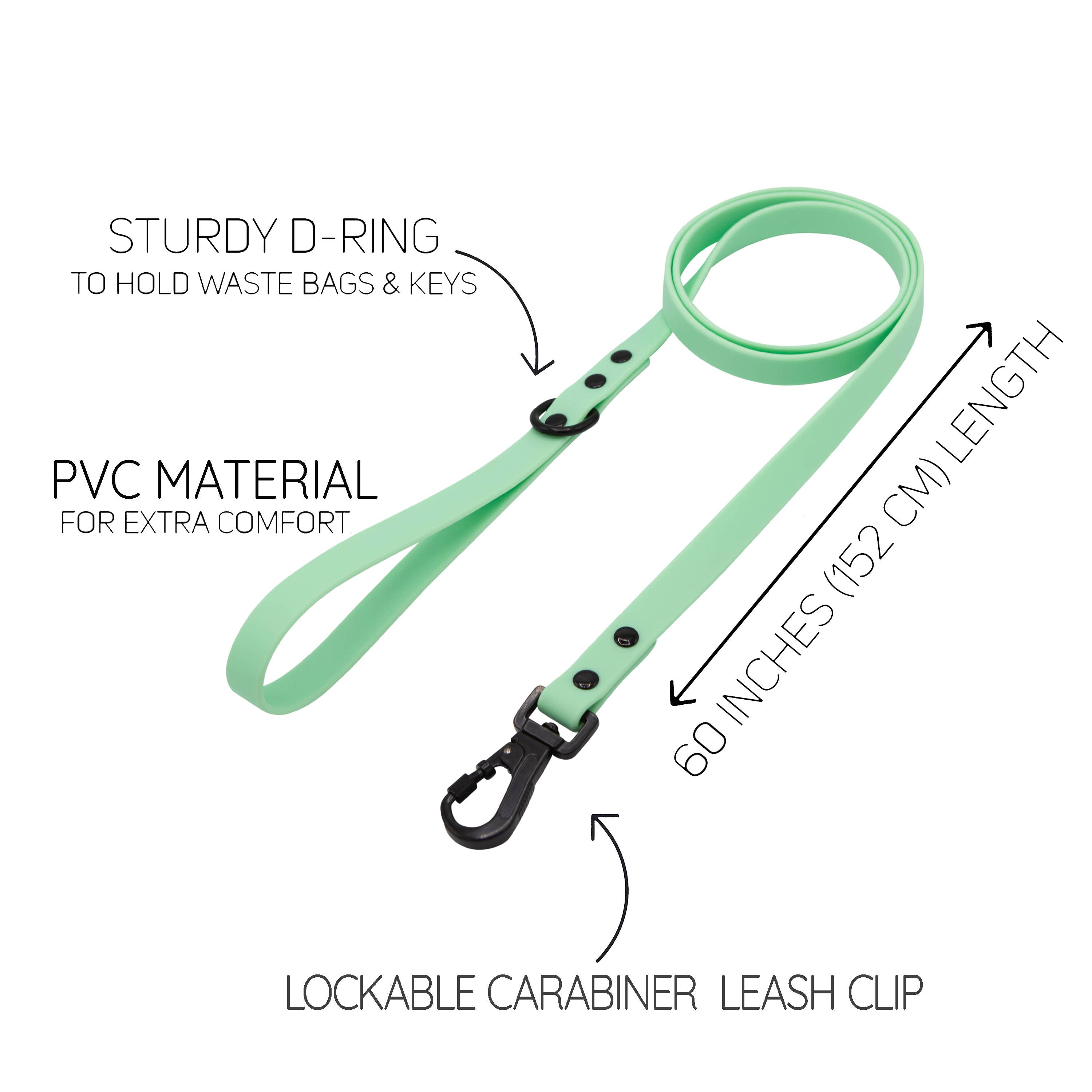 SASSY WOOF - Waterproof Dog Leash - Green