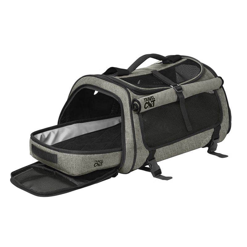 Travel Cat | Your Cat Backpack - "The Transpurrter" Convertible Cat Carrier in Heather Grey