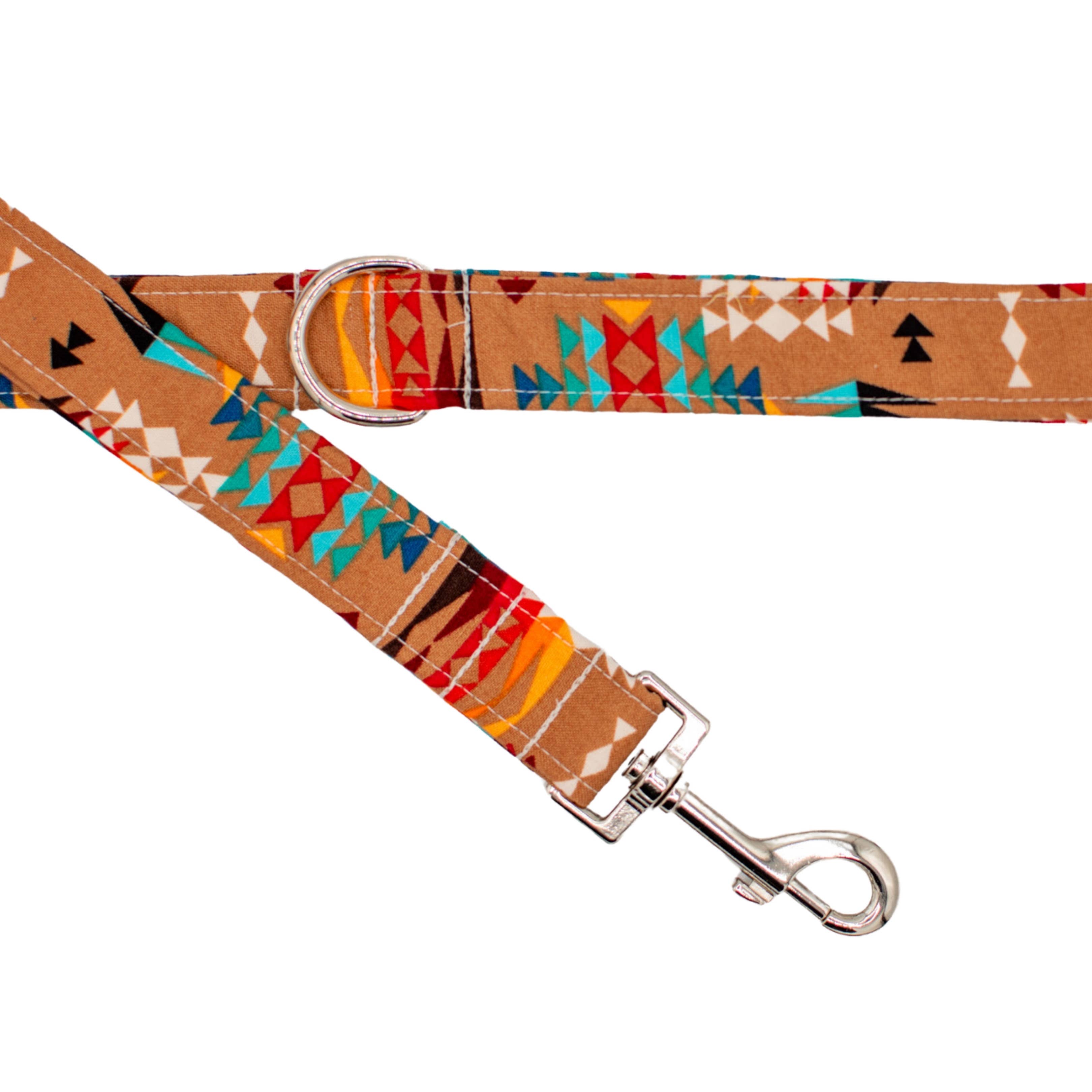 The Oxford Dog - Southwest Desert Dog Collar handmade by The Oxford Dog: Black Plastic / LARGE