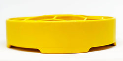 SodaPup Dog Toys - Honeycomb Design eBowl Enrichment Slow Feeder Bowl for Dogs: Blue
