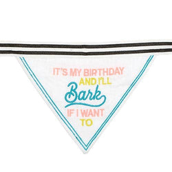 Santa Barbara Design Studio by Creative Brands - Pet Bandana - It's My Birthday And I'll Bark If I Want To