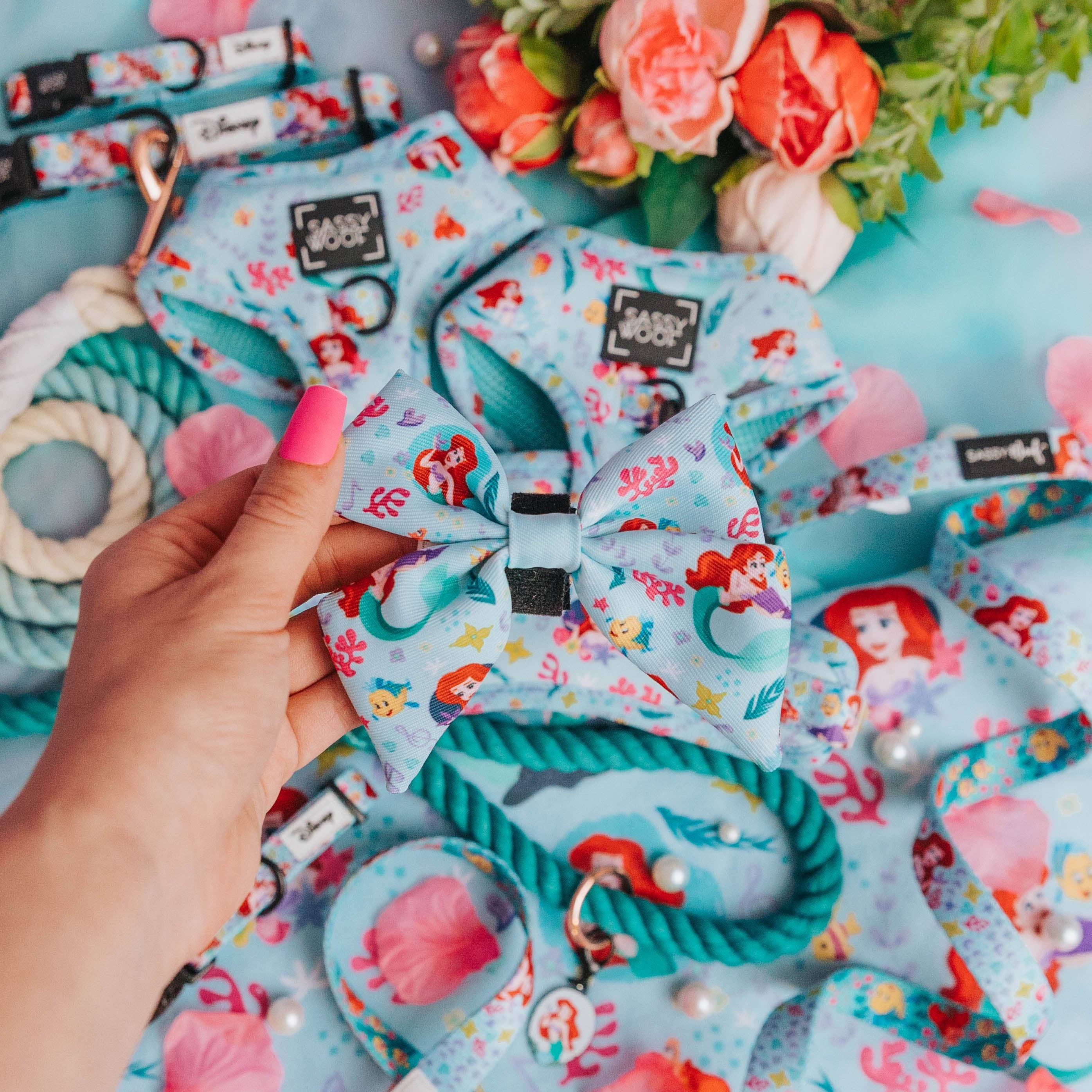 SASSY WOOF - Dog Sailor Bow - Disney's Ariel