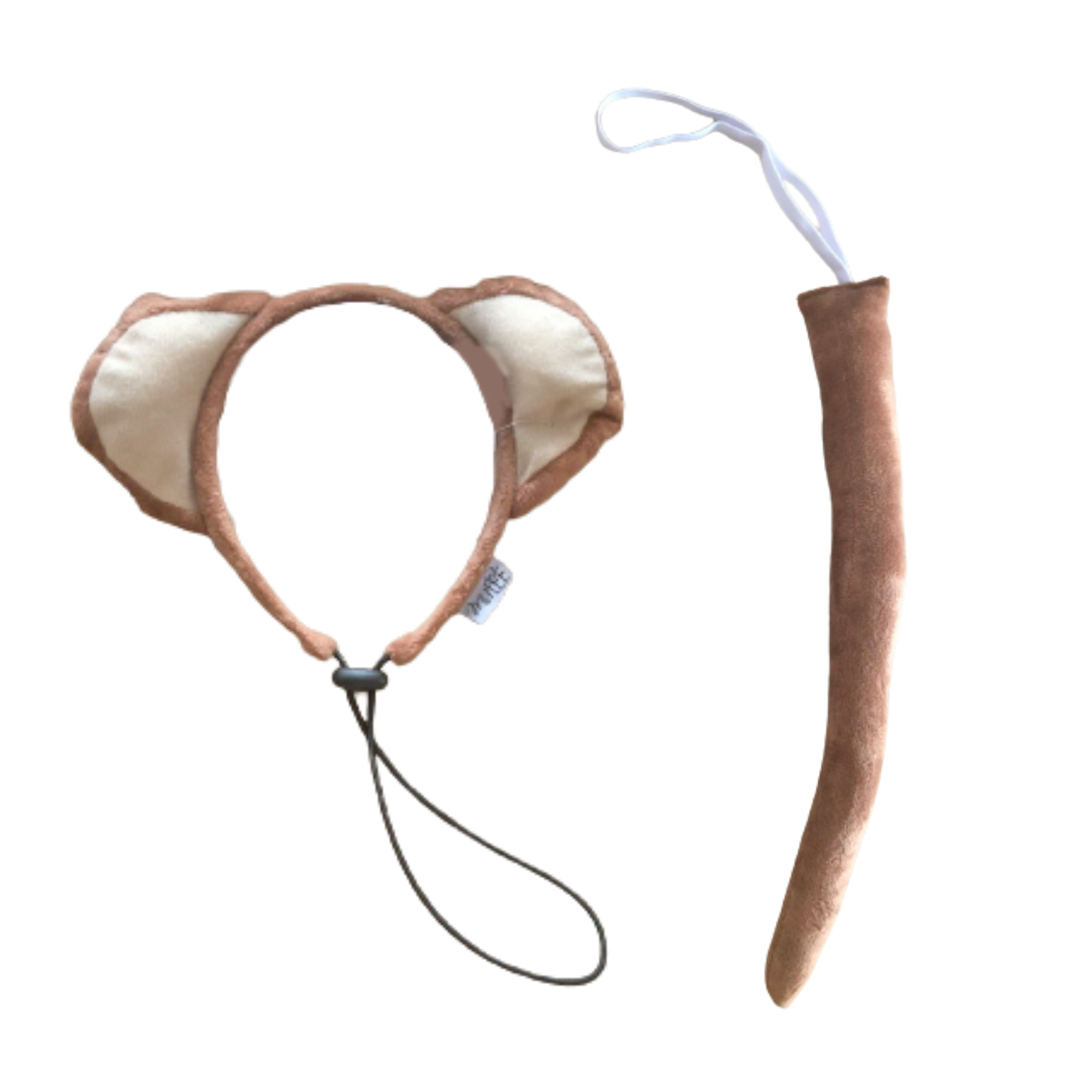 Midlee Designs - Midlee Monkey Headband and Tail Halloween Dog Costume