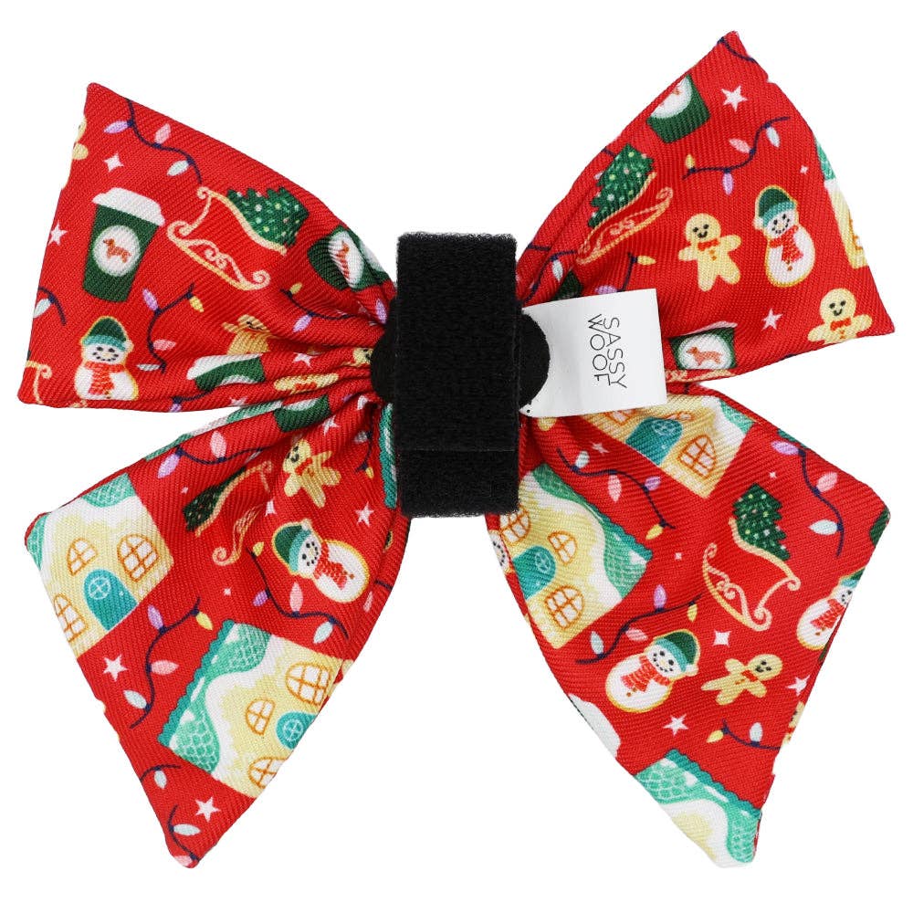 SASSY WOOF - Dog Sailor Bow - Sleigh Baby Sleigh (Christmas)