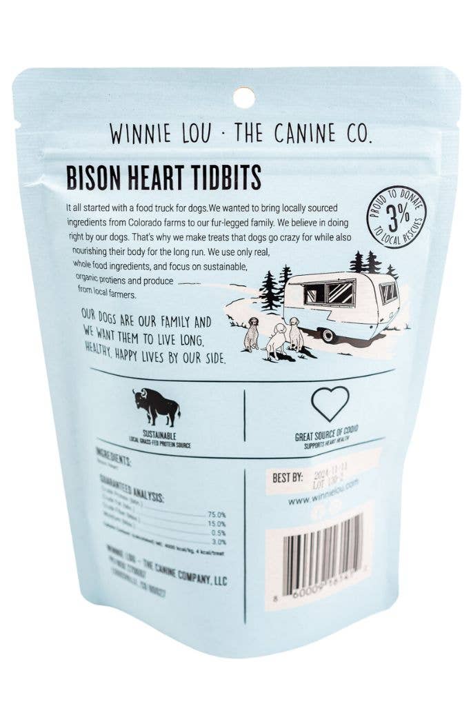Winnie Lou - The Canine Co. - Bison Heart Tidbits