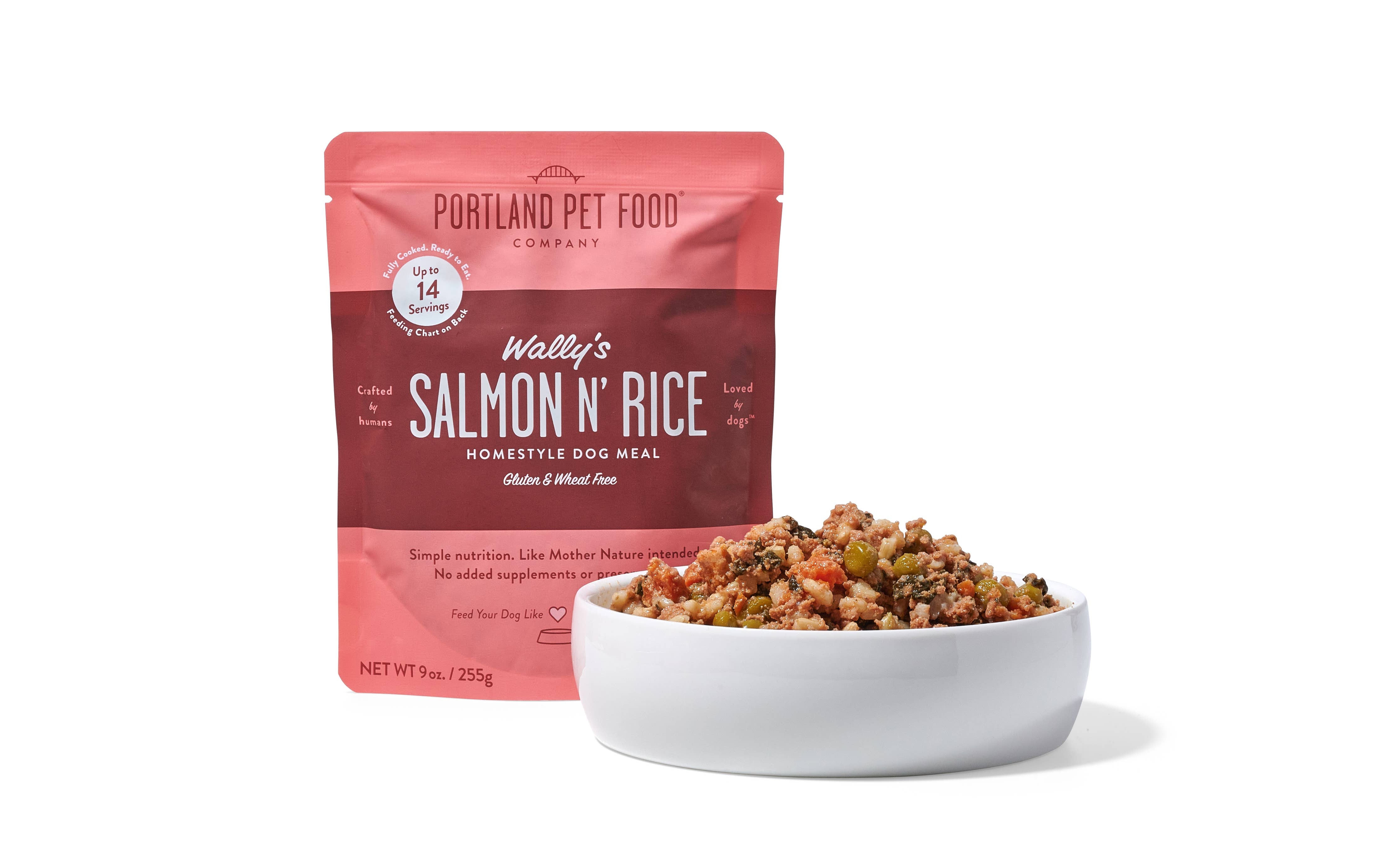 Portland Pet Food Company - Wally's Salmon N' Rice Homestyle Dog Meal