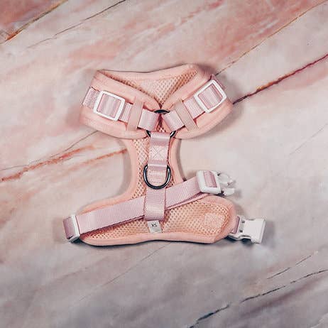 PETs R US - Adjustable No Pull Dog Harness, Baby Pink: XS