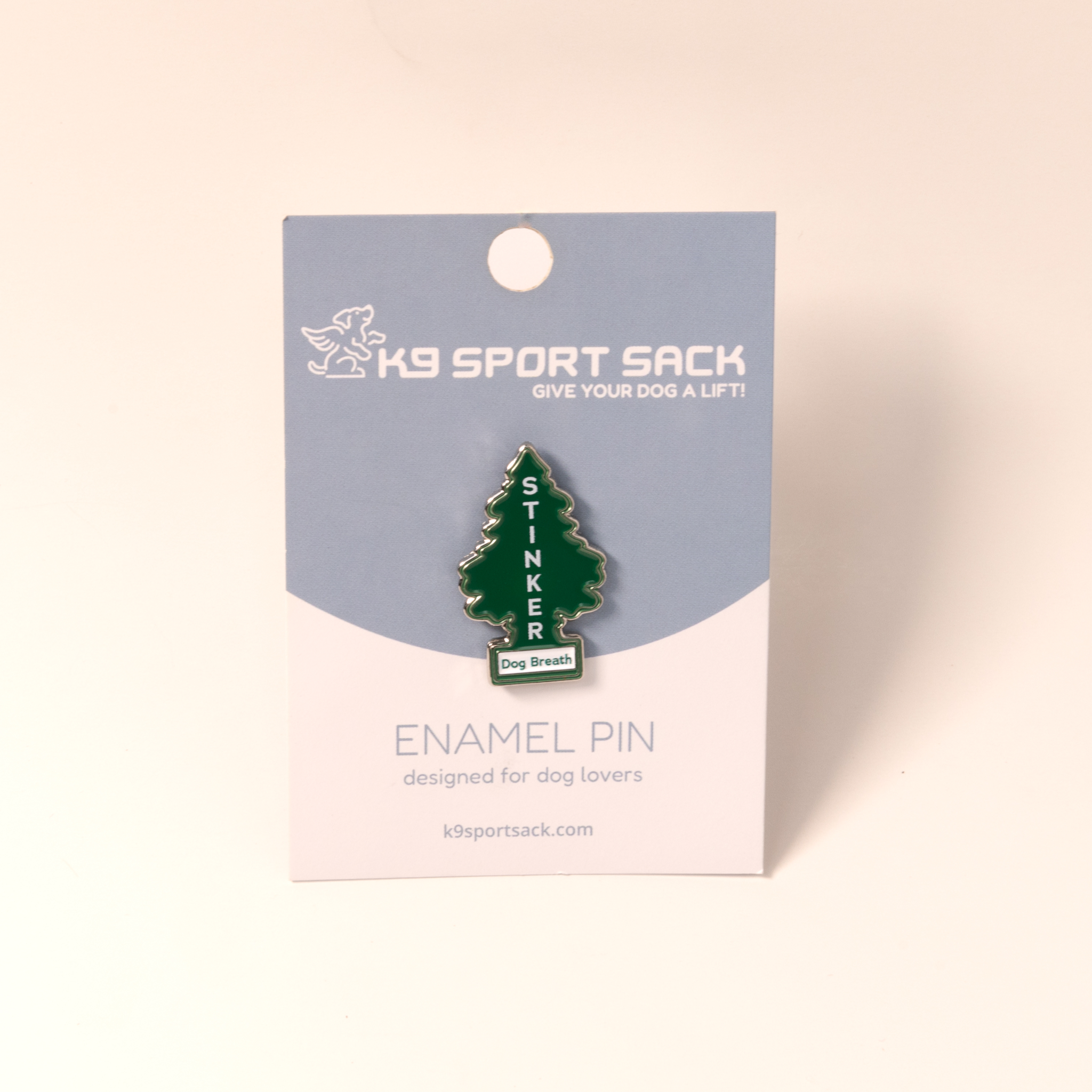K9 Sport Sack - Dog Breath Air Freshener Enamel Pin