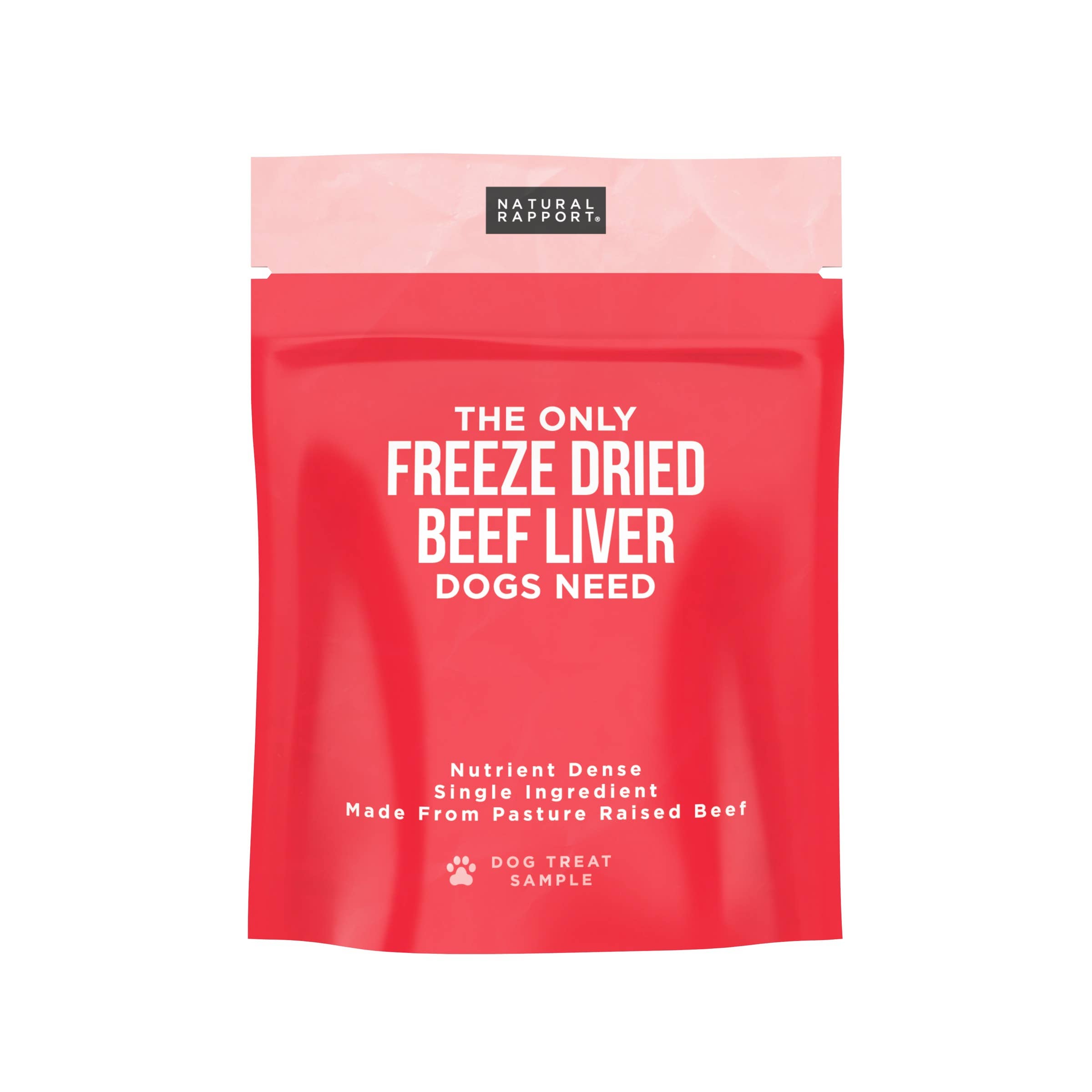 Natural Rapport - The Only Freeze Dried Beef Liver Dogs Need: 4 oz bag