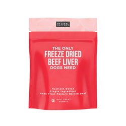 Natural Rapport - The Only Freeze Dried Beef Liver Dogs Need: 4 oz bag