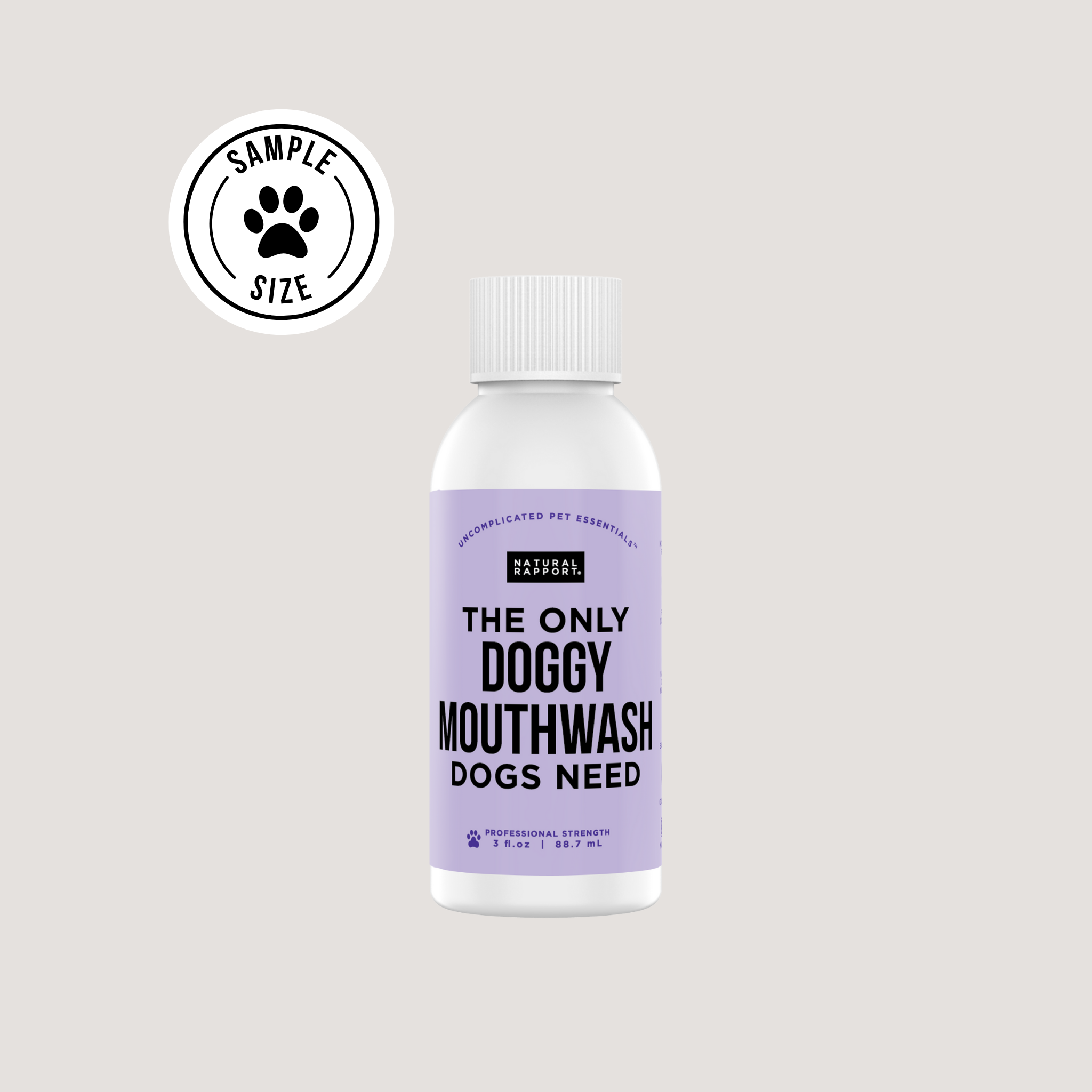 Natural Rapport - The Only Doggy Mouthwash Dogs Need: 16 ounce