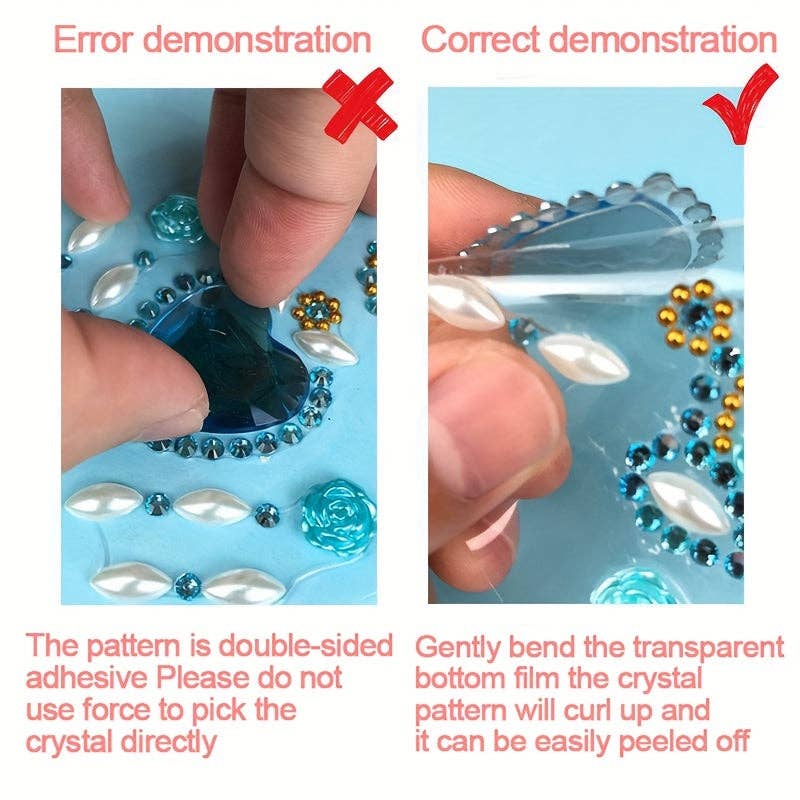 YIKELEATHER - 3pcs Sparkling 3D Diamond Stickers for Pets - Colorful Cartoon Rhinestone Decals, DIY Reward & Grooming Accessories for Dogs and Cats: 3pcs