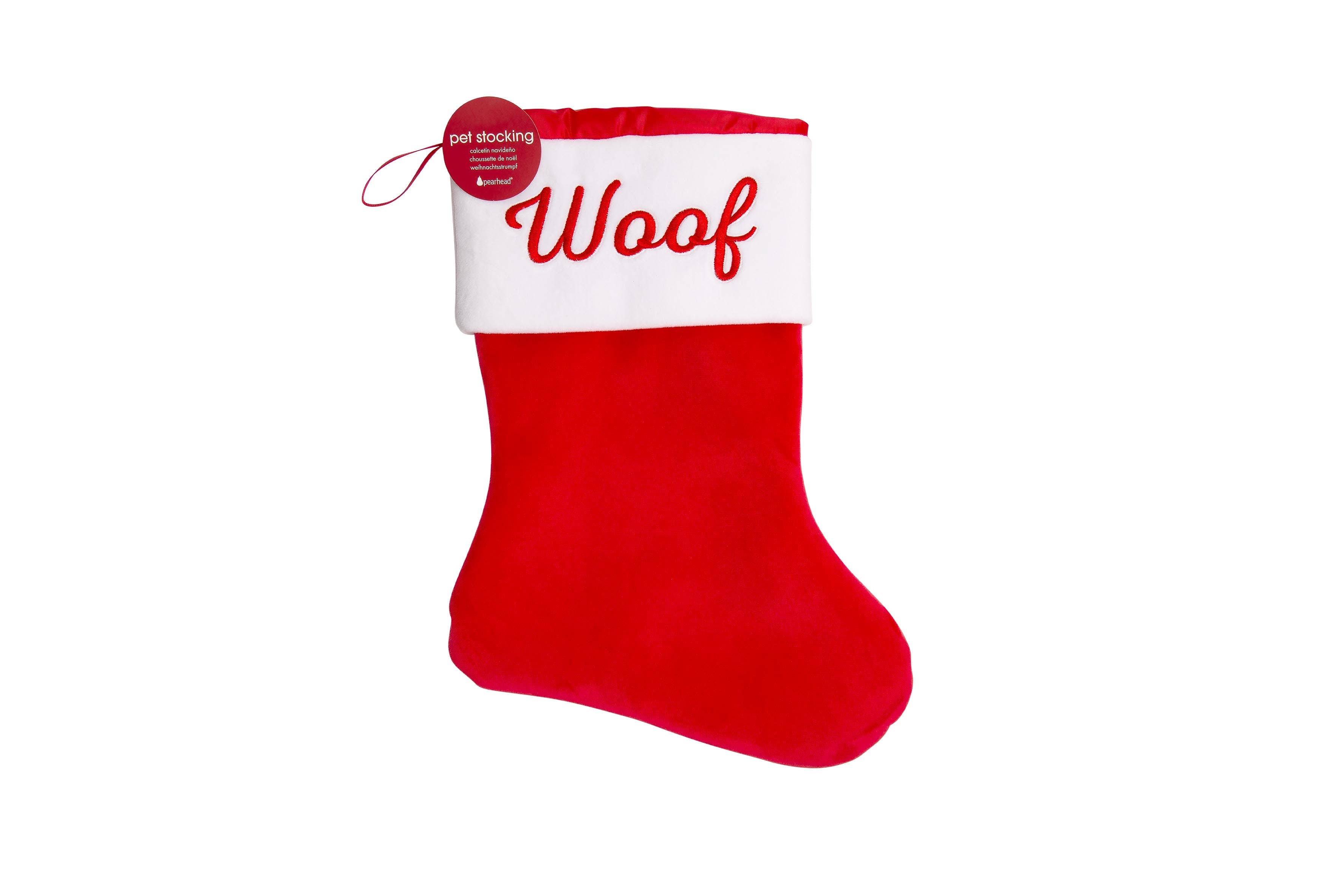 Pearhead - Woof Dog Christmas Stocking