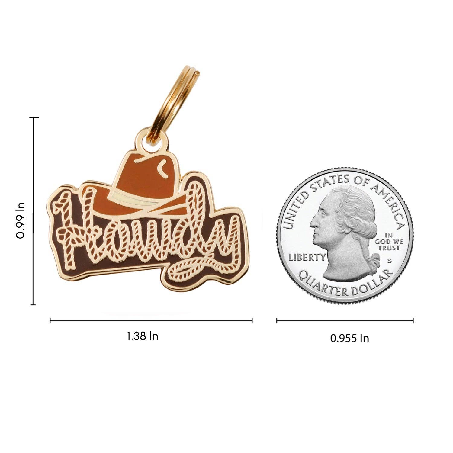 Two Tails Pet Company - Howdy Pet ID Tag