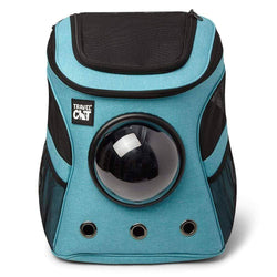Travel Cat | Your Cat Backpack - “The Fat Cat” Cat Backpack in Aqua