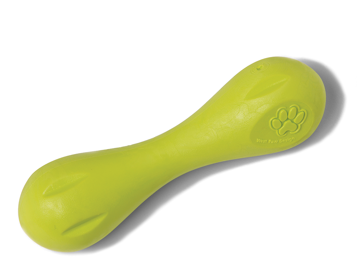 West Paw Hurley® Dog Toy for Chew, and Fetch: Large Green