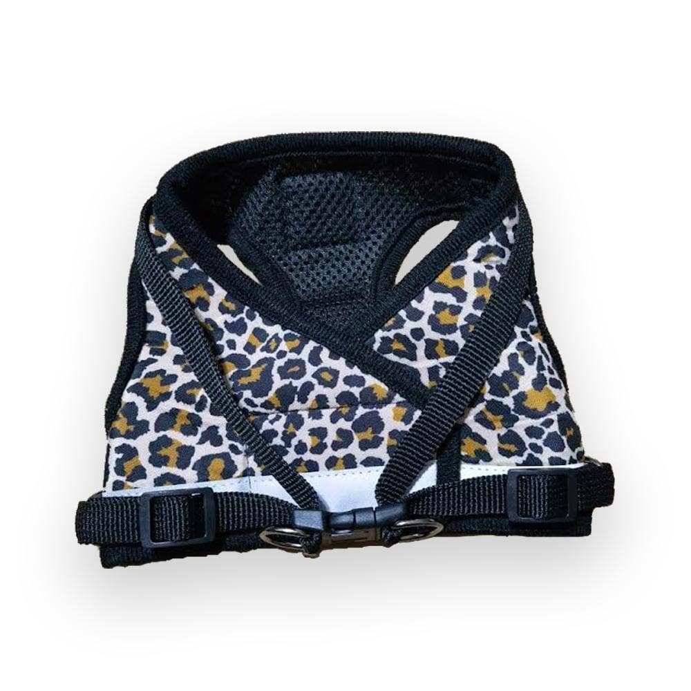 Travel Cat | Your Cat Backpack - "The Cheeky Cheetah" Cheetah Print Cat Harness & Leash Set: LARGE