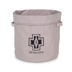 Pendleton Washable Paper Toy Bucket: Brown