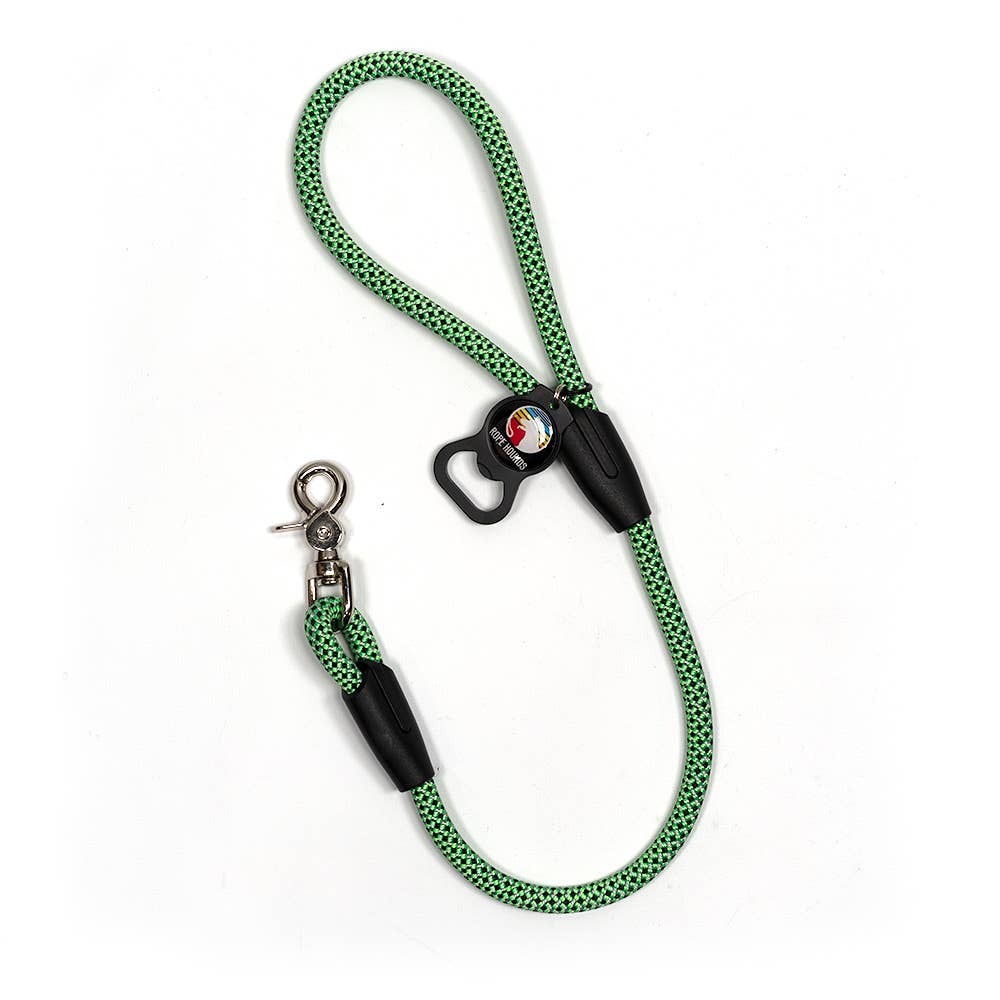 Rope Hounds - 2' Dog Traffic Lead - Greens: Tequila Lime