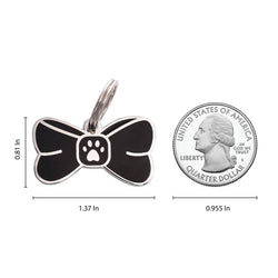 Bowtie Pet ID Tag