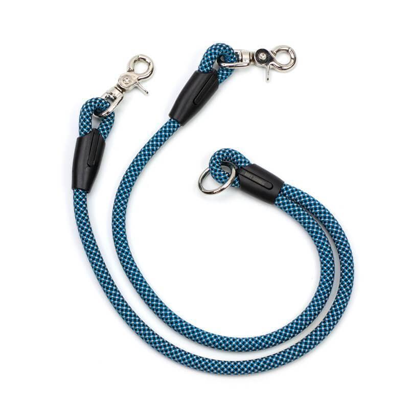 Rope Hounds - Splitter Dog Leash - Blues: Glacier Bay