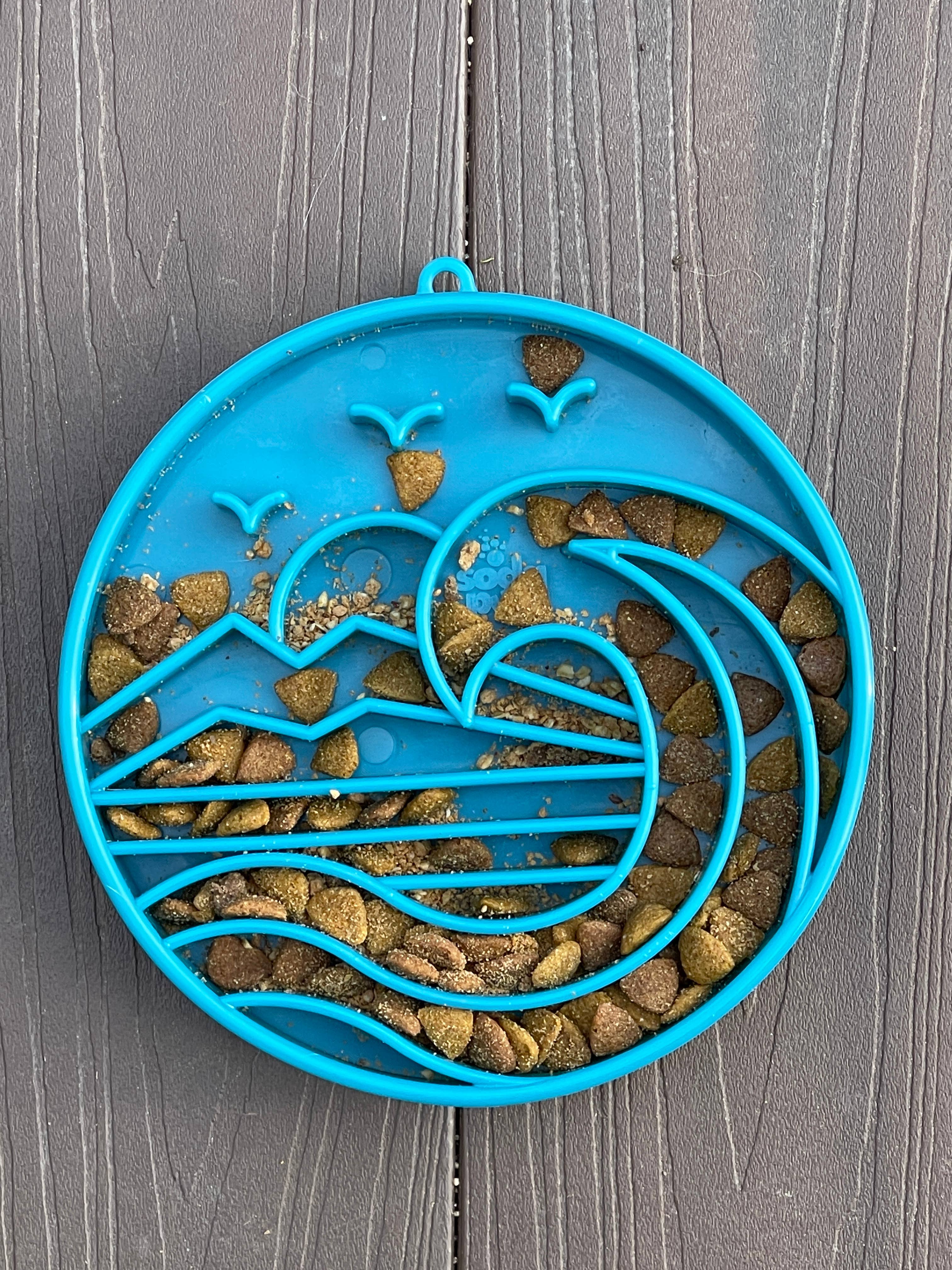 SodaPup Dog Toys - Baja Design eTray Shallow Slow Feeder Bowl for Dogs