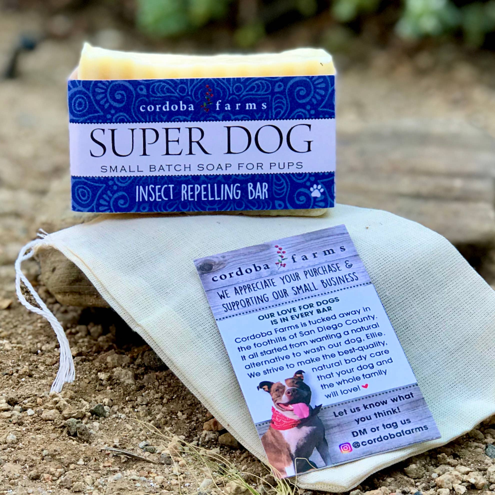 Super Dog - Insect Repelling Bar: No bag.