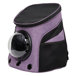 Travel Cat | Your Cat Backpack - "The Fat Cat" Mini Cat Backpack - Purple