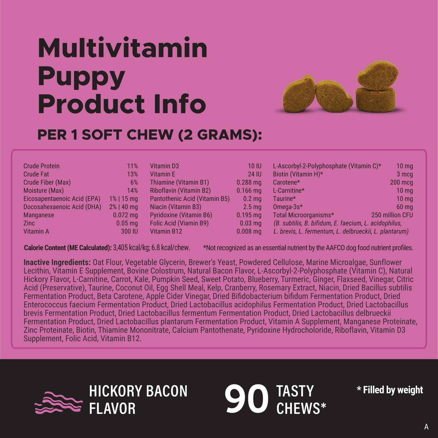 Pet Honesty - Multivitamin Puppy (Bacon Flavor)