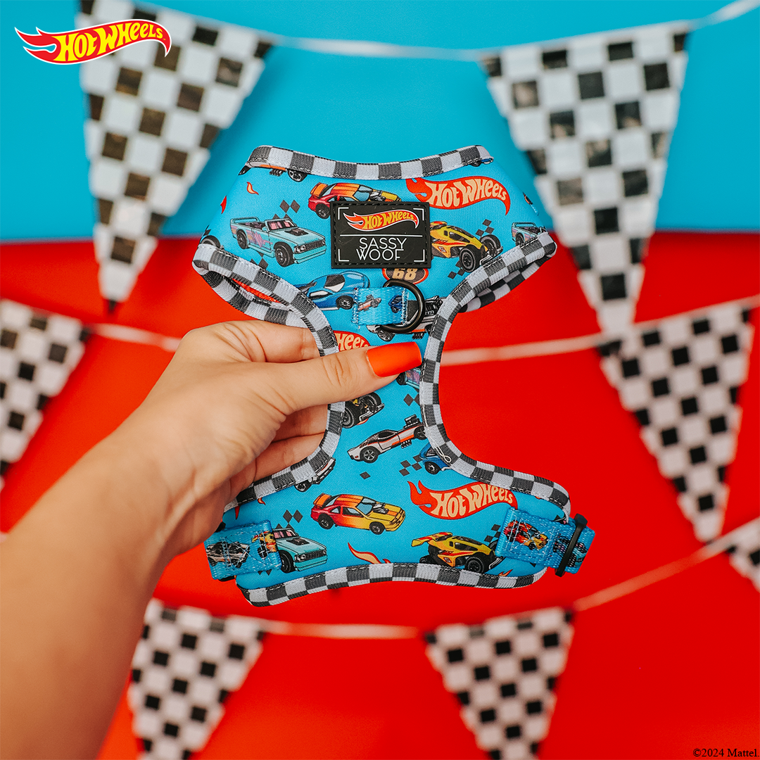 SASSY WOOF - Dog Adjustable Harness - Hot Wheels™: Small